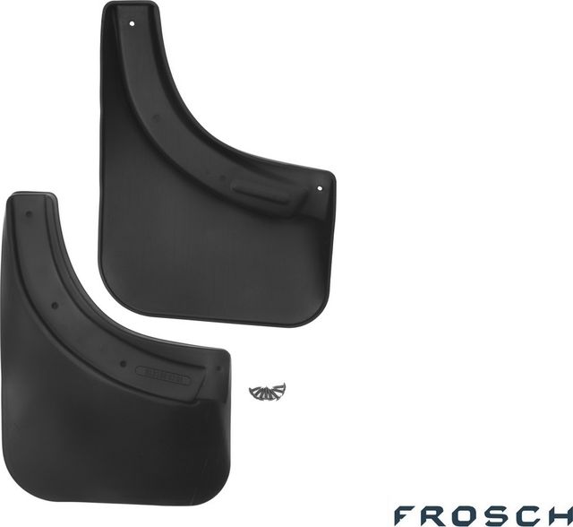 Брызговики Frosch (в коробке) задняя пара для Volkswagen Touareg II рестайлинг внедорожник 2015-2026. Артикул FROSCH.51.31.E13