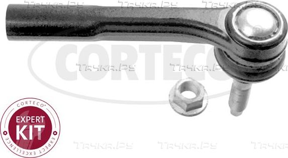 Наконечник рулевой тяги Corteco левый для Saab 9-5 I 2001-2009. Артикул 49399820