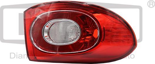 Фонарь задний DPA левый для Volkswagen Tiguan I 2007-2018. Артикул 99451794102