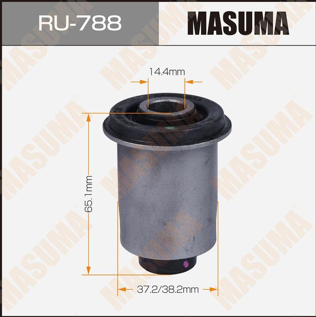 Сайлентблок переднего рычага подвески Masuma. Артикул RU-788
