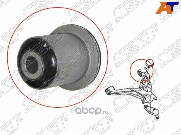 Сайлентблок RR  переднего нижнего рычага MMC Pajer (SAT). Артикул STMR510417