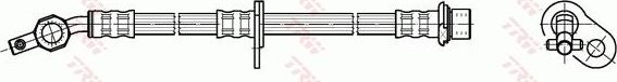 Тормозной шланг TRW. Артикул PHD373
