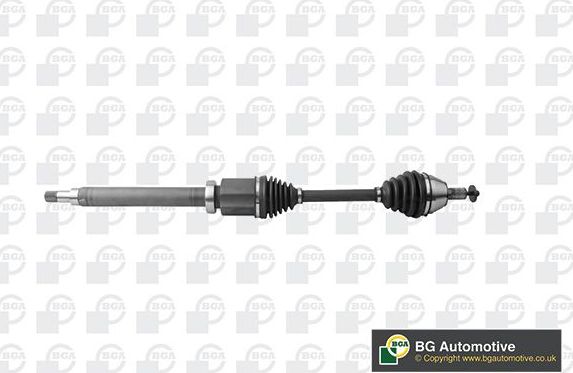 Полуось (привод в сборе, приводной вал) BGA передняя правая для Volvo C30 I 2010-2012. Артикул DS9714R