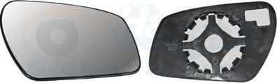 Зеркальное стекло бокового зеркала Van Wezel * HAGUS * правое для Ford Mondeo III 2003-2007. Артикул 1863832