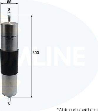 Топливный фильтр Comline. Артикул EFF045