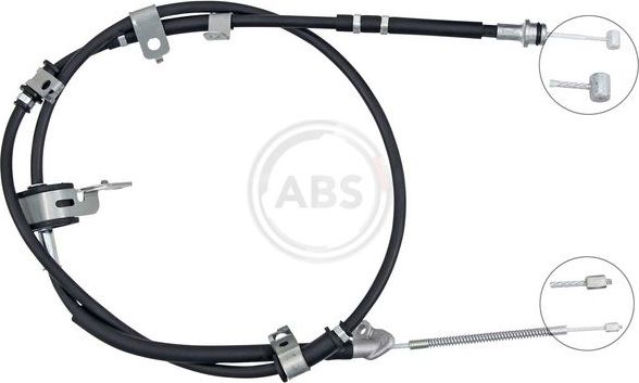 Трос ручника (тросик ручного тормоза) ABS. Артикул K10194