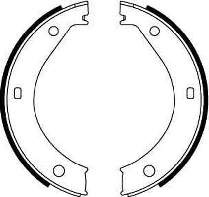 Тормозные колодки (стояночная тормозная система) TRW. Артикул GS8217