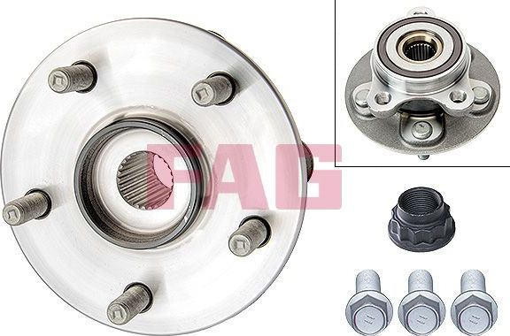 Ступица колеса с интегрированным подшипником (в сборе) Fag. Артикул 713 6217 20