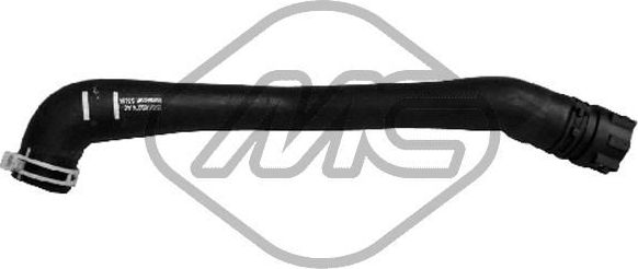 Патрубок радиатора (системы охлаждения) Metalcaucho верхний для Ford Fusion I 2002-2012. Артикул 09262