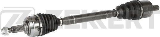 Полуось (привод в сборе, приводной вал) Zekkert передняя левая для Renault Duster I 2012-2020. Артикул AW-5572