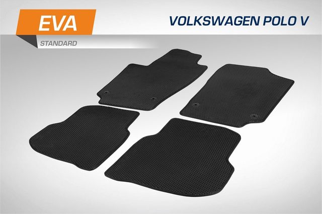 Коврики AutoFlex для салона Standard Volkswagen Polo V поколение седан 2010-2020. Артикул 6580101