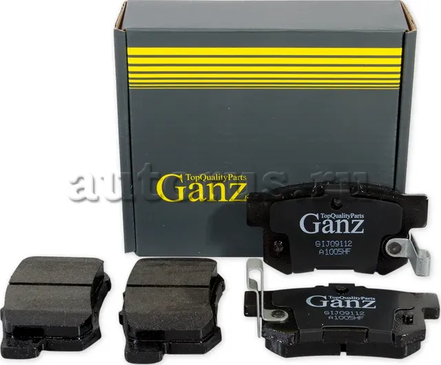 Колодки торм.зад. (Ganz). Артикул GIJ09112