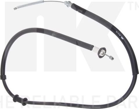 Трос ручника (тросик ручного тормоза) NK правый для Fiat 500 II 2007-2026. Артикул 9023139