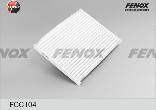 Салонный фильтр Fenox. Артикул FCC104
