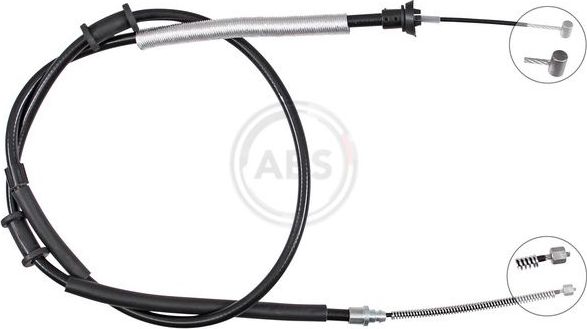 Трос ручника (тросик ручного тормоза) ABS задний правый для Fiat 500 II 2009-2026. Артикул K19898