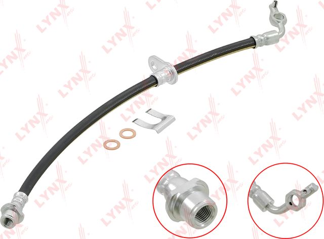 Тормозной шланг LYNXauto передний правый для Lexus LX 470 1998-2008. Артикул BL-3732