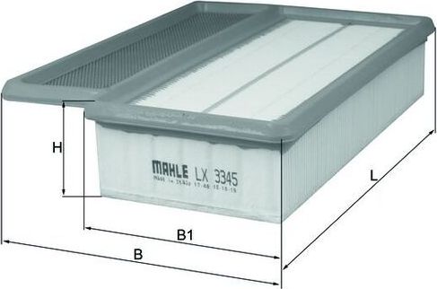 Воздушный фильтр Mahle для Opel Combo D 2012-2017. Артикул LX 3345