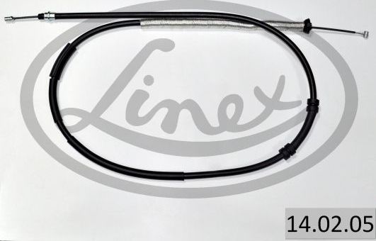 Трос ручника (тросик ручного тормоза) Linex левый для Fiat Bravo II 2007-2014. Артикул 14.02.05