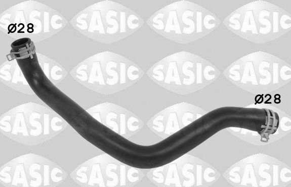 Патрубок радиатора (системы охлаждения) Sasic левый нижний для Citroen DS3 I 2013-2015. Артикул 3400242