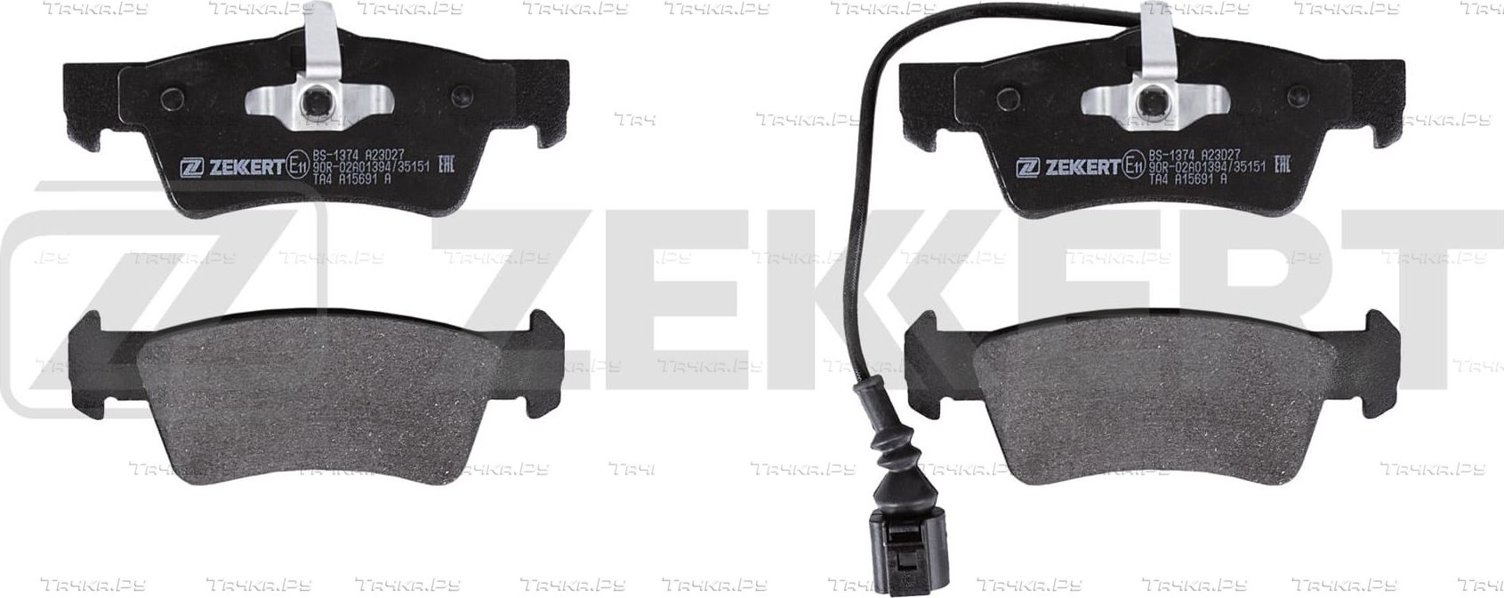 Тормозные колодки Zekkert. Артикул BS-1374