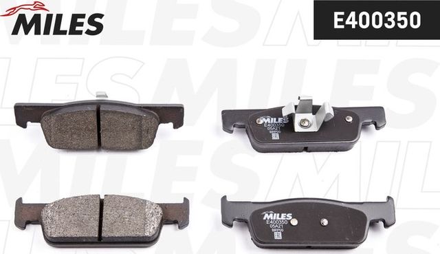 Тормозные колодки Miles (Low-Metallic) передние для Renault Twingo III 2014-2026. Артикул E400350