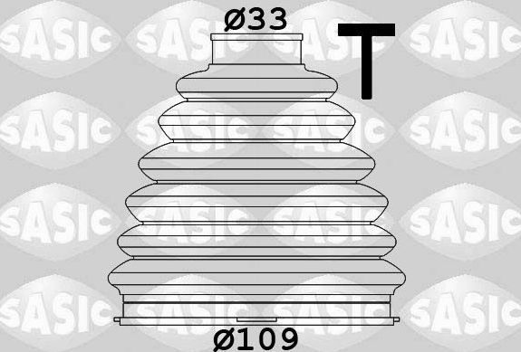 Пыльник ШРУСа наружный Sasic (термопласт). Артикул 1900004