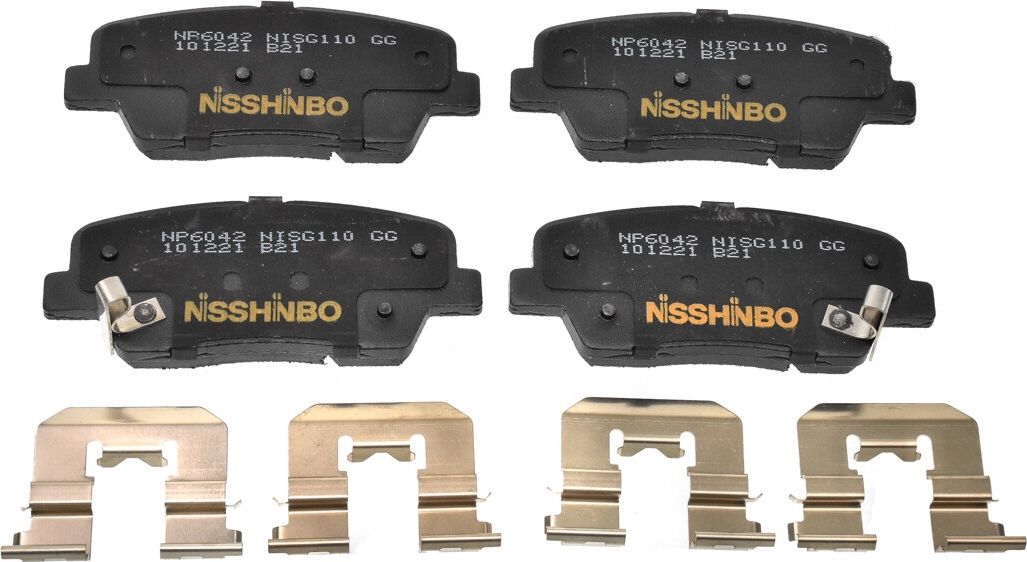 Тормозные колодки Nisshinbo. Артикул NP6042