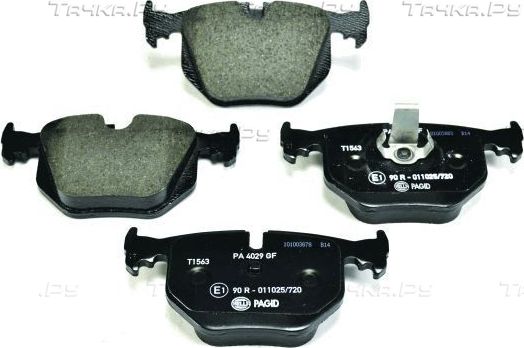 Тормозные колодки Hella задние для BMW 3 IV (E46) 1999-2007. Артикул 8DB 355 006-691