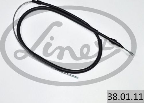 Трос ручника (тросик ручного тормоза) Linex. Артикул 38.01.11