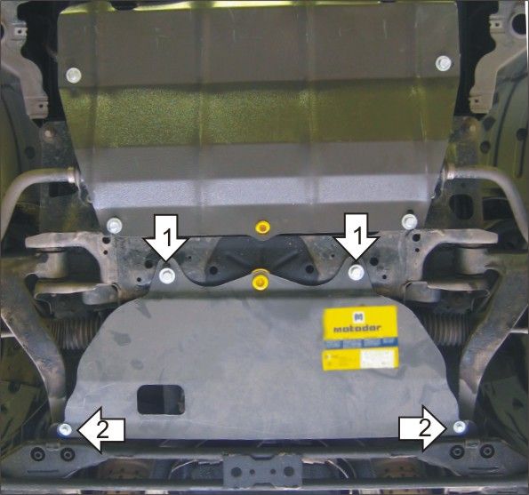 Защита Мотодор для ГУРа Infiniti FX 35 2003-2008. Артикул 08002