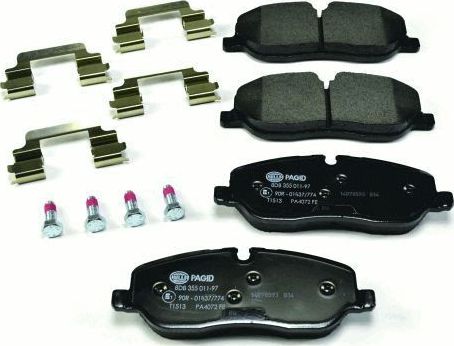 Тормозные колодки Hella передние для Land Rover Discovery IV 2009-2016. Артикул 8DB 355 011-971