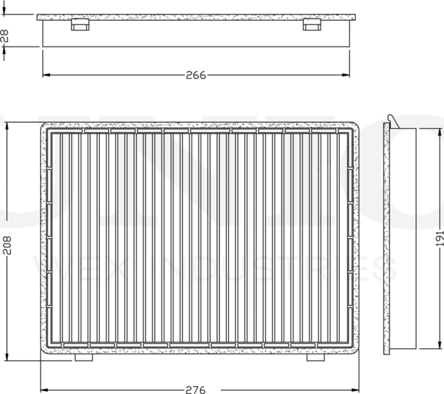 Фильтр салона (Unio). Артикул FLT-40094C