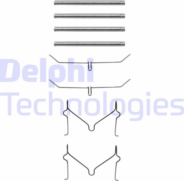 Комплектующие, колодки дискового тормоза Delphi. Артикул LX0182