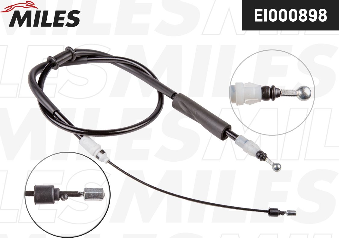 Трос ручника (тросик ручного тормоза) Miles. Артикул EI000898