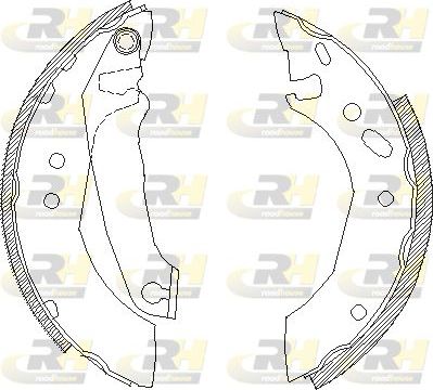 Тормозные колодки RoadHouse задние для Ford Escort V 1990-2000. Артикул 4507.00