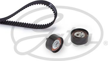 Ремень ГРМ с роликами (комплект) Gates PowerGrip® для Chery IndiS (S18D) I 2010-2015. Артикул K025668XS