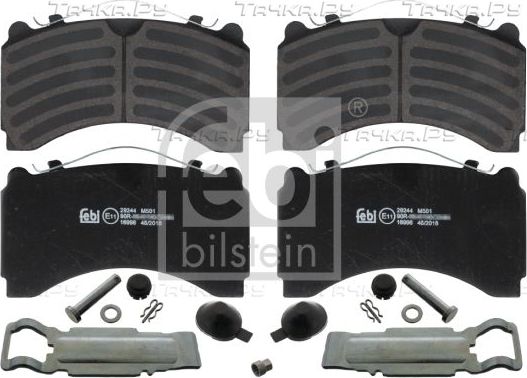 Тормозные колодки Febi Bilstein. Артикул 16996
