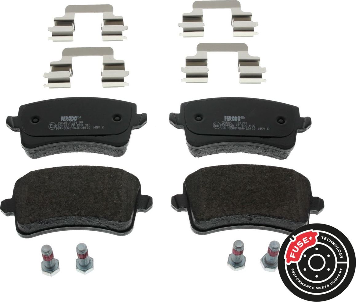 Тормозные колодки Ferodo FUSE+ Technology. Артикул FDB4190