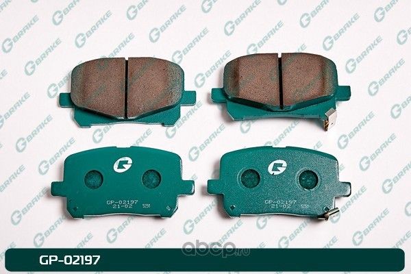 Колодки тормозные дисковые (G-Brake). Артикул GP02197