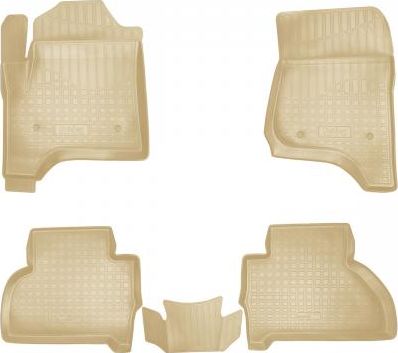 Коврики Норпласт для салона Cadillac Escalade IV 2014-2026. Бежевый. Артикул NPA11-C10-350Beige