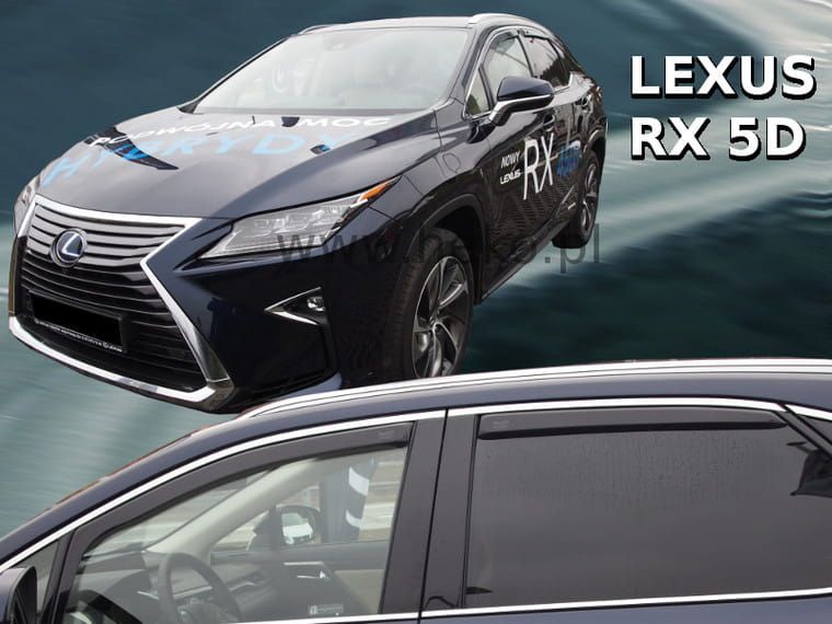 Дефлекторы Heko для окон Lexus RX IV 2015-2026. Артикул 30025