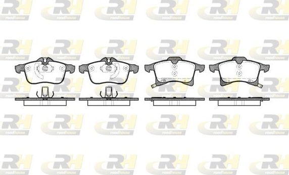 Тормозные колодки RoadHouse передние для Opel Combo C 2001-2012. Артикул 21036.02