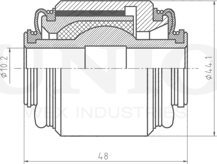 Сайлентблок рычага подвески (Unio). Артикул RMP-20567