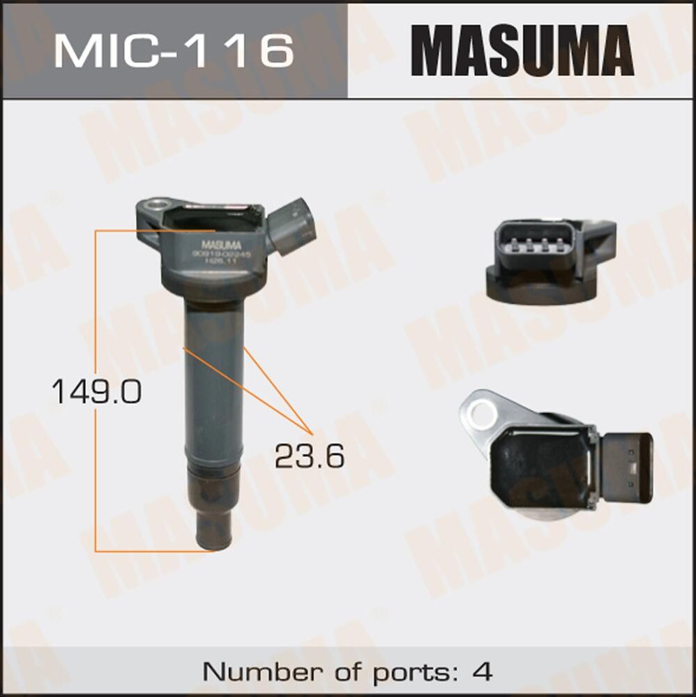 Катушка зажигания Masuma. Артикул MIC-116