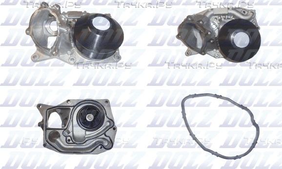 Помпа (водяной насос) Dolz для BMW 1 III (F40) 2015-2026. Артикул B252