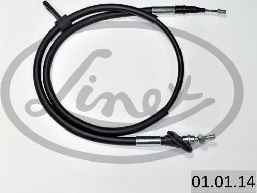 Трос ручника (тросик ручного тормоза) Linex передний правый для Alfa Romeo 166 I 1998-2007. Артикул 01.01.14