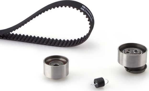 Ремень ГРМ с роликами (комплект) Gates PowerGrip® для Mazda 626 IV (GE) 1991-1997. Артикул K015356XS