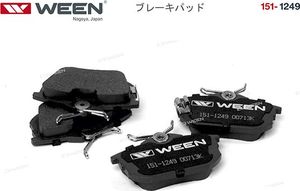 Тормозные колодки WEEN задние для Mitsubishi Colt VI (Z20/Z30) 2004-2012. Артикул 151-1249