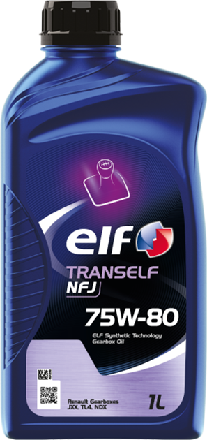 Масло трансмиссионное TRANSELF NFJ 75W80 синт.GL-4 1л ELF. Артикул 213875