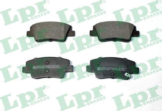Тормозные колодки LPR. Артикул 05P2361
